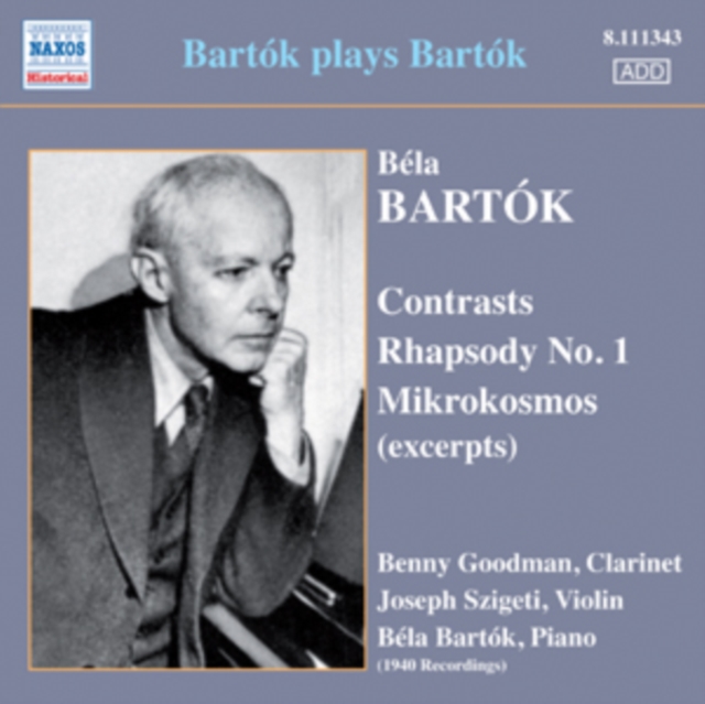 Bartok Plays Bartok, CD / Album Cd