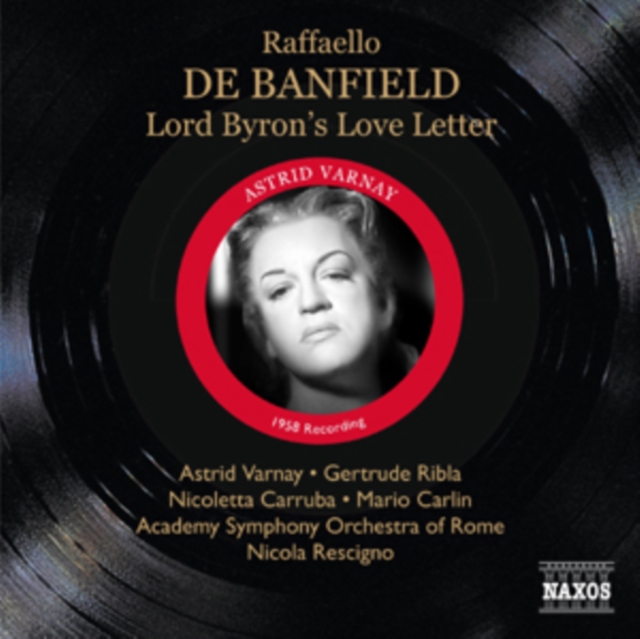 Raffaello De Banfield: Lord Byron's Love Letter, CD / Album Cd