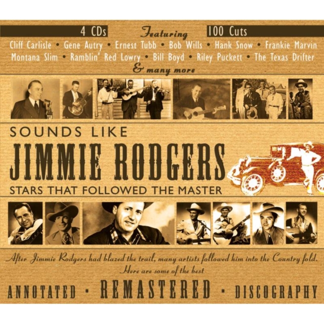 Sounds Like Jimmie Rodgers: Stars That Followed the Master, CD / Album Cd