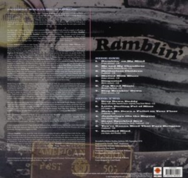 Ramblin', Vinyl / 12" Album (Clear vinyl) Vinyl