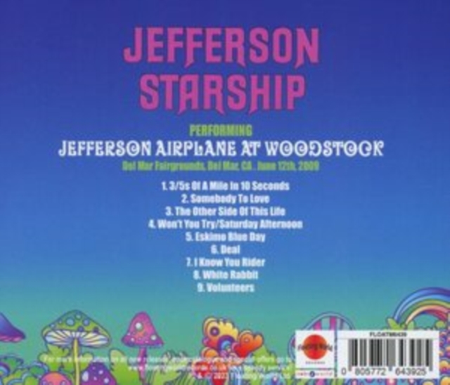 Jefferson Airplane at Woodstock: Del Mar Fairgrounds, Del Mar, CA, June 12th 2009, CD / Album Cd