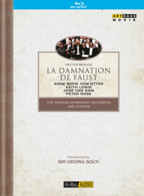 La Damnation De Faust: Chicago Symphony (Solti), Blu-ray BluRay