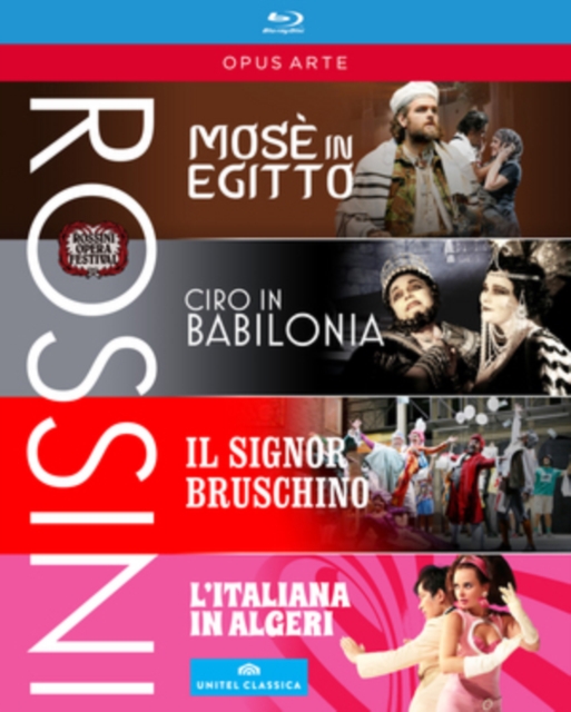 Rossini: Mosè in Egitto/Ciro in Babilonia/Il Signor Bruschino/..., Blu-ray BluRay