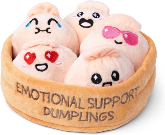 Emotional Support Dumplings Soft Toy, Paperback Book