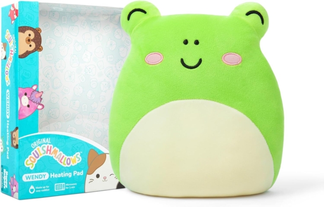 Squishmallows Wendy Heating Pad Soft Toy, Paperback Book