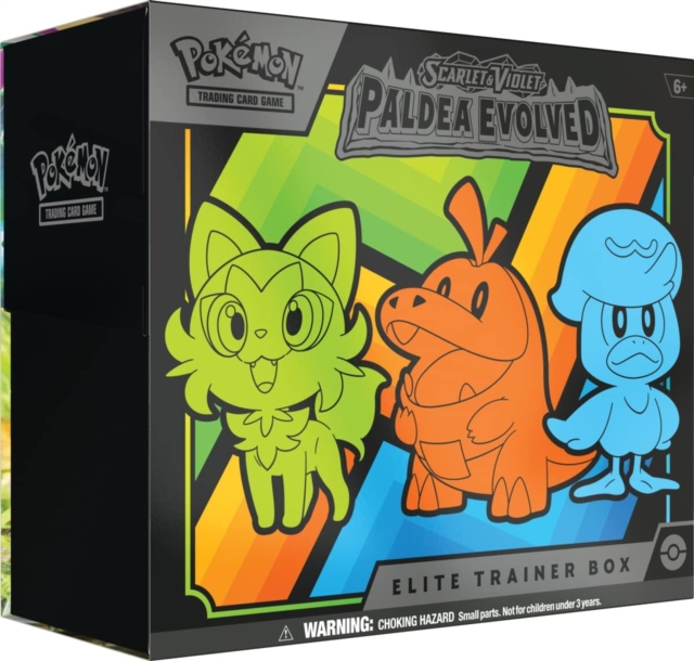 Pokemon Trading Card Game - Scarlet & Violet Paldea Evolved Elite Trainer Box, Paperback Book