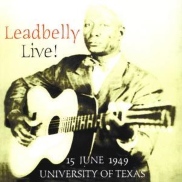 Leadbelly Live, CD / Album Cd