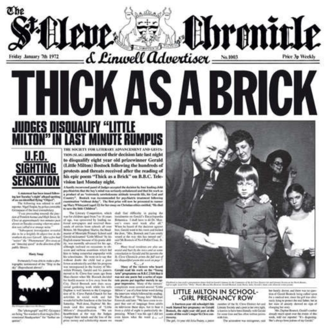 Thick As a Brick (Steven Wilson Remix), CD / Album Cd