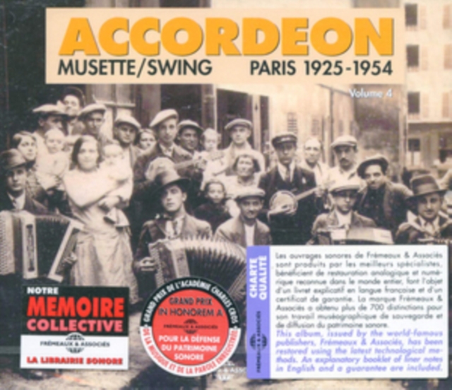 Accordeon: Musette/Swing, Paris 1925-1954, CD / Album Cd