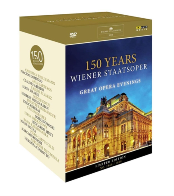Wiener Staatsoper: 150 Years - Great Opera Evenings, DVD DVD