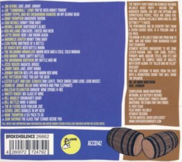 It's a Hillbilly Booze Party: Hangover Tavern, CD / Album Cd