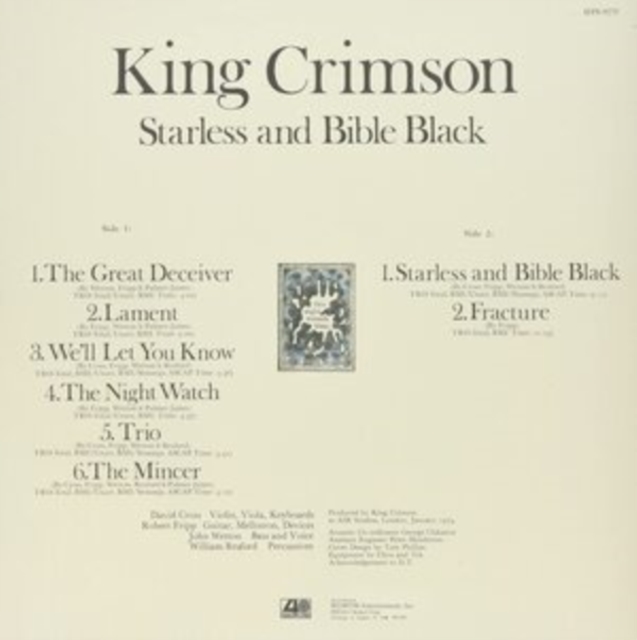 Starless and bible black, Vinyl / 12" Album Vinyl