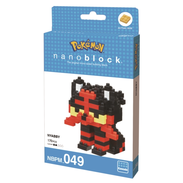 Nanoblock Pokemon Litten, Paperback Book