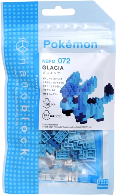 Nanoblock Pokemon Glaceon, Paperback Book