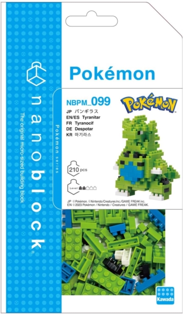 Nanoblock Pokemon Tyranitar, Paperback Book