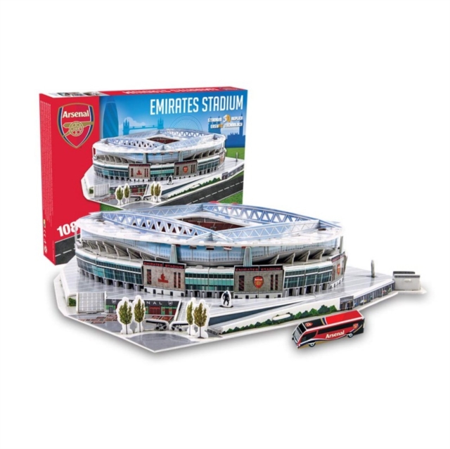 Arsenal Emirates 3D Stadium Puzzle, Paperback Book