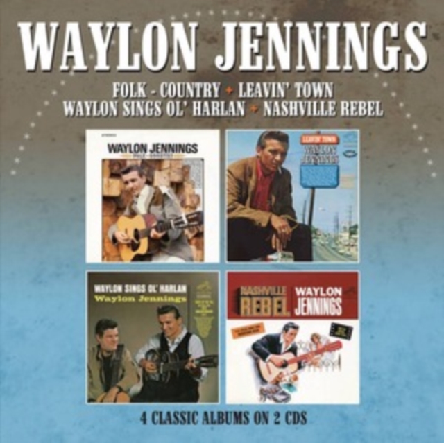 Folk-country/Leavin' Town/Waylon Sings Ol' Harlan/Nashville Rebel, CD / Album Cd