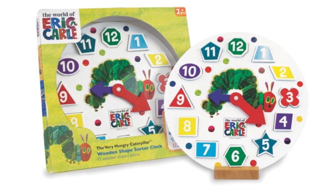 HUNGRY CATERPILLAR WOODEN TELL THE TIME,  Book