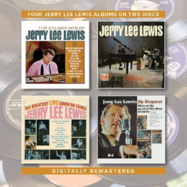 Four Jerry Lee Lewis Albums On Two Discs, CD / Album Cd