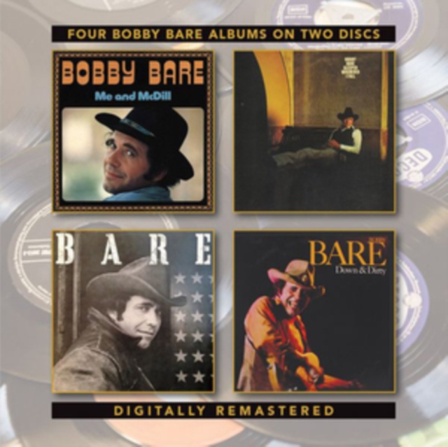 Me and McDill/Sleeper Wherever I Fall/Bare/Down and Dirty: Four Bobby Bare Albums On Two Discs, CD / Album Cd