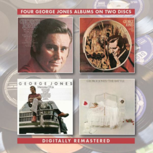 George Jones/In a Gospel Way/Memories of Us/The Battle: Four George Jones Albums On Two Discs, CD / Album Cd