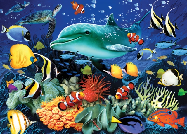 Coral Reef 1000 Piece Jigsaw, Jigsaw Book