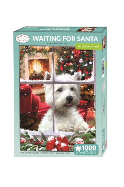 Waiting For Santa 1000 Piece Jigsaw, Jigsaw Book