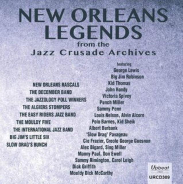 New Orleans Legends from the Jazz Crusade Archives, CD / Album Cd