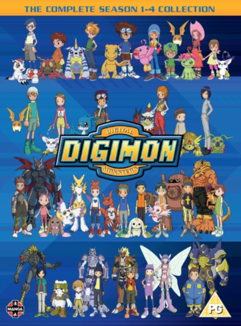 Digimon - Digital Monsters: Seasons 1-4, DVD DVD