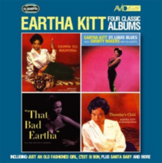 Four Classic Albums: Down to Eartha/St. Louis Blues/That Bad Eartha/Thursday's Child, CD / Album Cd