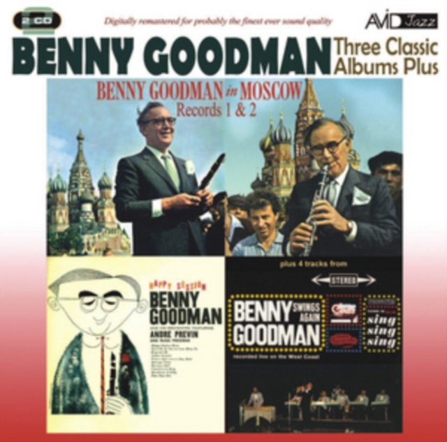 Three Classic Albums Plus: Benny Goodman in Moscow, Records 1 & 2/Happy Session/Swings Again, CD / Album Cd