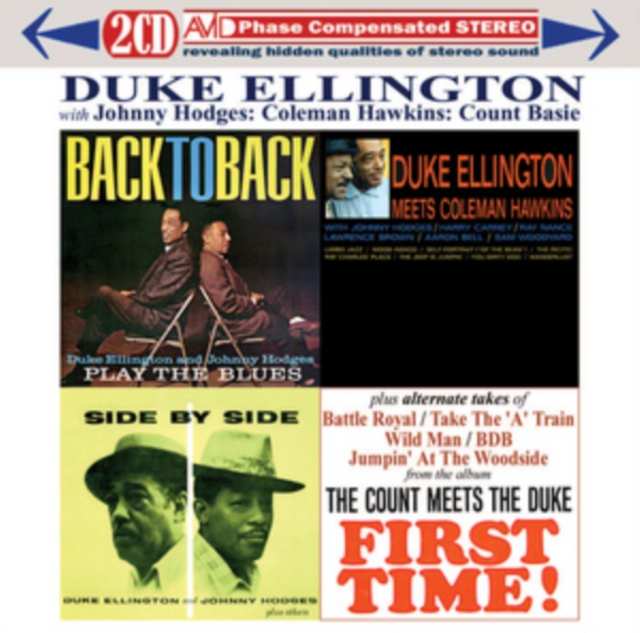 Three Classic Albums Plus: Back to Black/Side By Side/Duke Ellington Meets Coleman Hawkins, CD / Album Cd