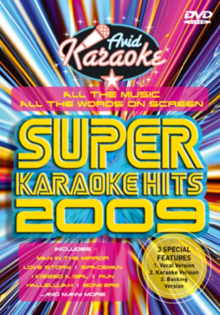 Super Karaoke Hits 2009, DVD  DVD