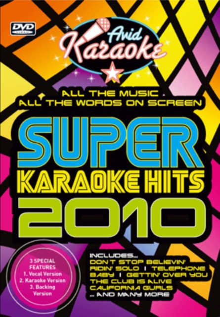 Super Karaoke Hits 2010, DVD  DVD
