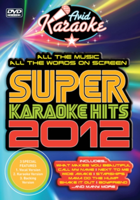 Super Karaoke Hits 2012, DVD  DVD