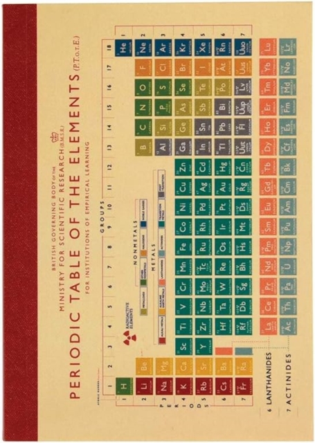 A6 notebook - Periodic Table, Paperback Book