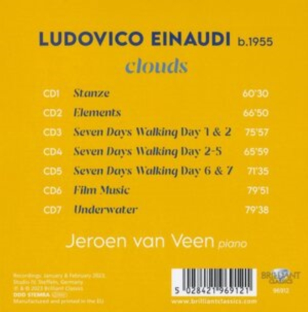 Einaudi: Clouds, CD / Box Set Cd