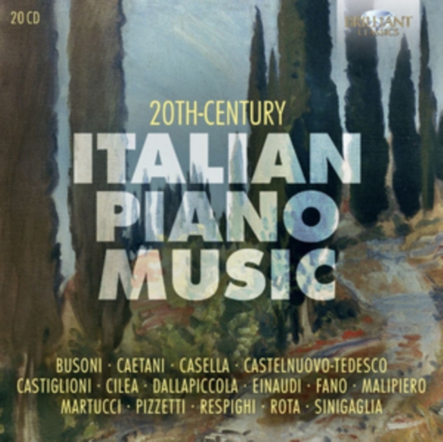 20th Century Italian Piano Music, CD / Box Set Cd