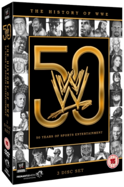 WWE: The History of WWE - 50 Years of Sports Entertainment, DVD  DVD