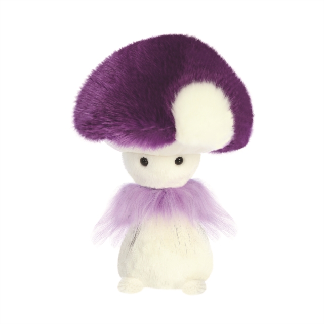 ST Pretty Purple Fungi Friends Plush Toy, Paperback Book