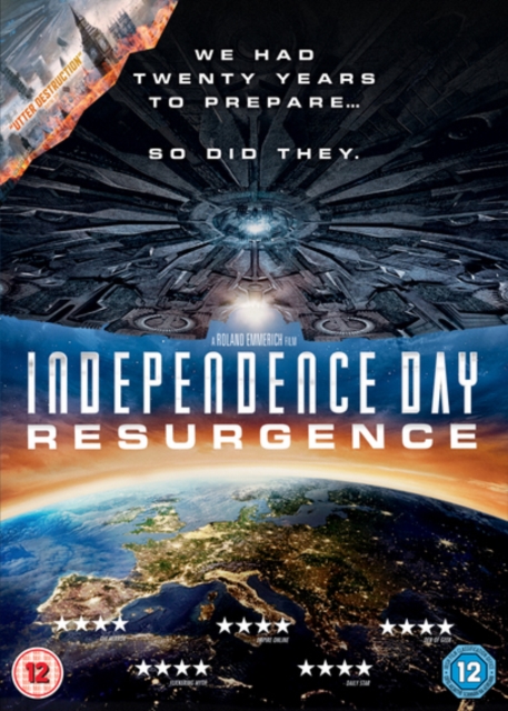 Independence Day: Resurgence, DVD DVD