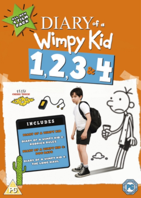 Diary of a Wimpy Kid 1, 2, 3 & 4, DVD DVD