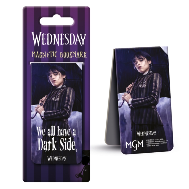 Wednesday (Dark Side) Magnetic Bookmark, Paperback Book