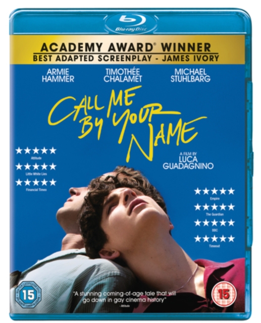 Call Me By Your Name, Blu-ray BluRay