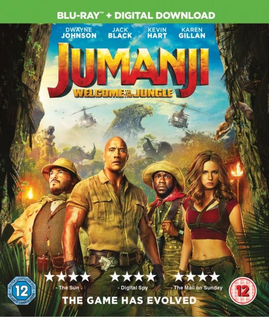 Jumanji: Welcome to the Jungle, Blu-ray BluRay