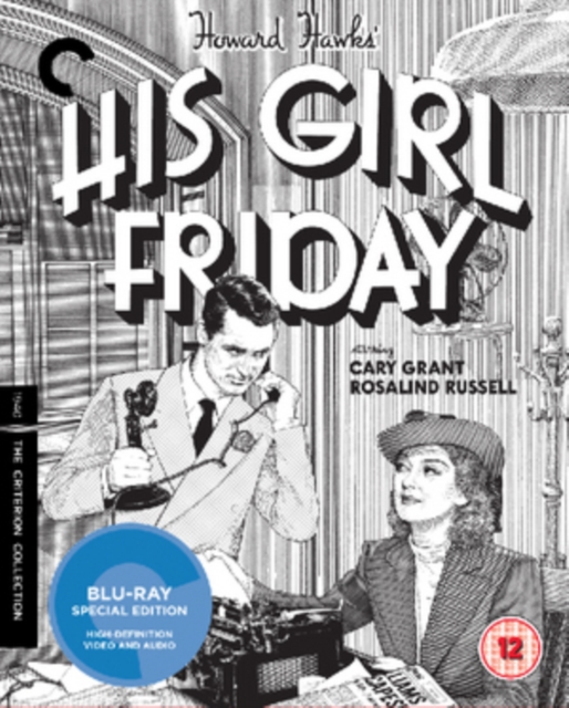 His Girl Friday - The Criterion Collection, Blu-ray BluRay