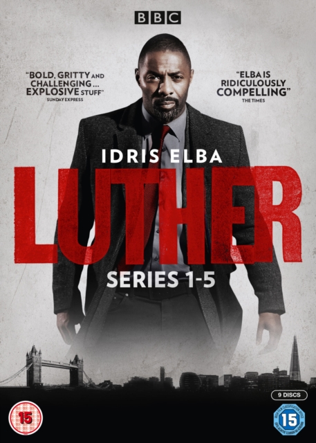 Luther: Series 1-5, DVD DVD