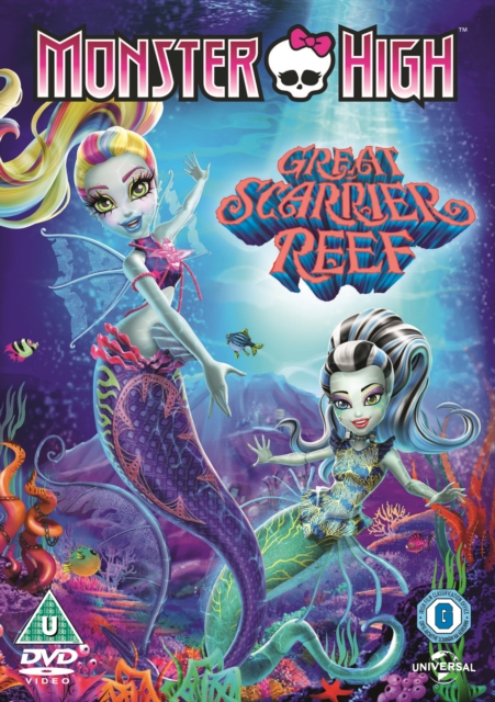 Monster High: Great Scarrier Reef, DVD DVD