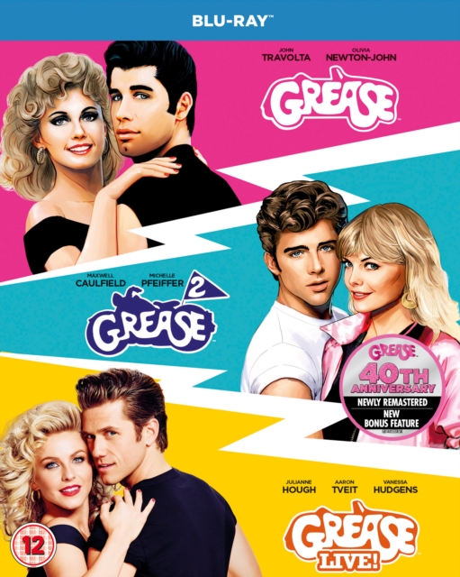 Grease/Grease 2/Grease Live!, Blu-ray BluRay