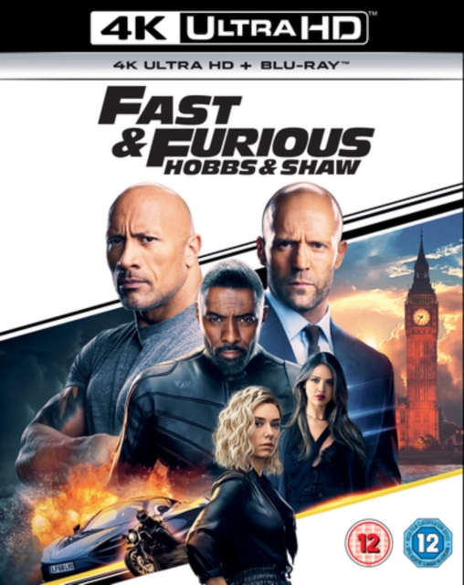 Fast & Furious Presents: Hobbs & Shaw, Blu-ray BluRay